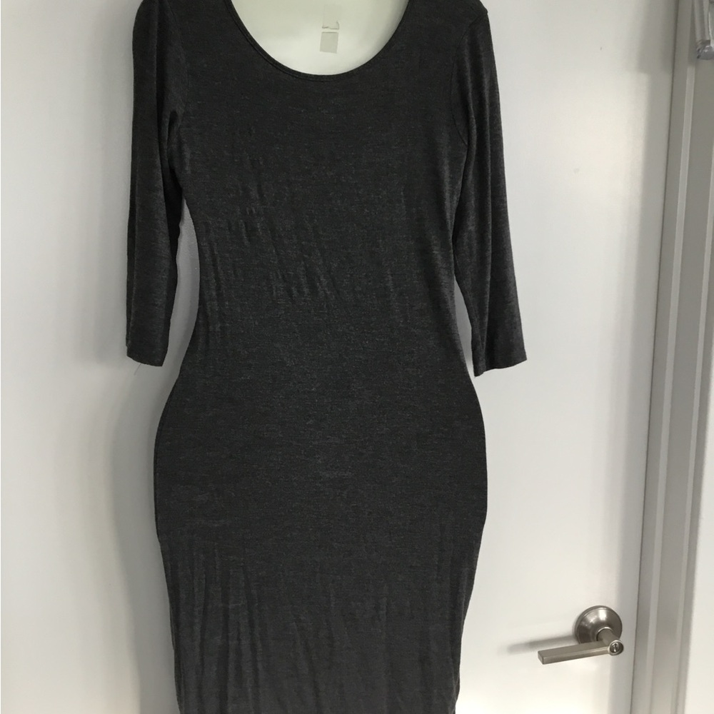 Elegant Gray Women's Dress
